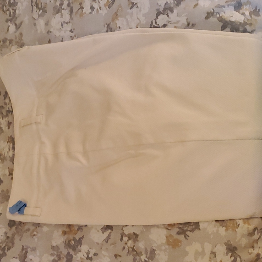 Classy White Ankle Length Pants